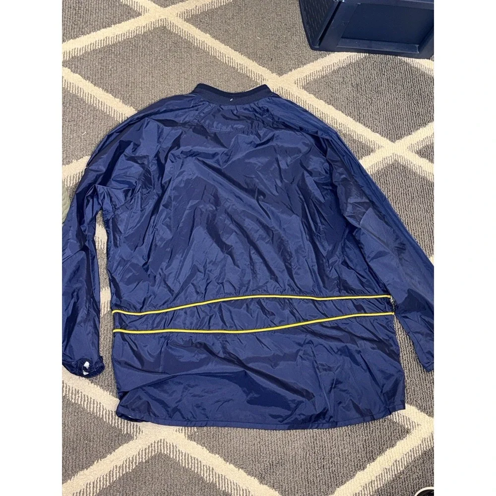 VTG University Of Michigan Nike Blue Mens XXL‎ Windbreaker Pullover Sweater UOM